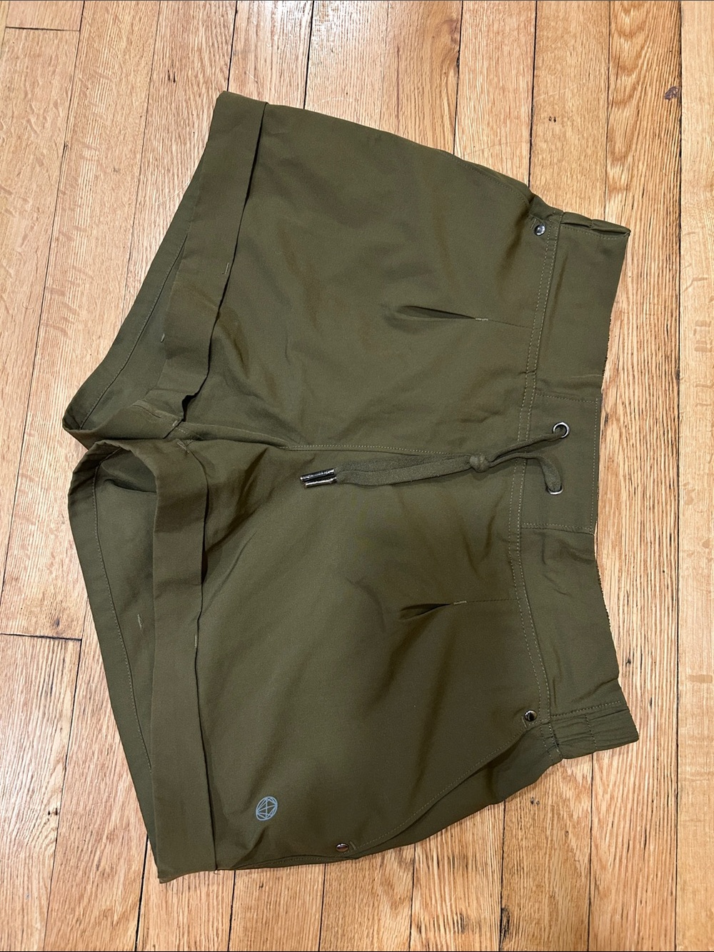 Mondetta Olive Athletic Drawstring Shorts